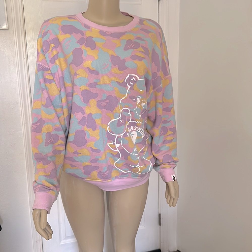 Authentic Bape Care Bear crew neck